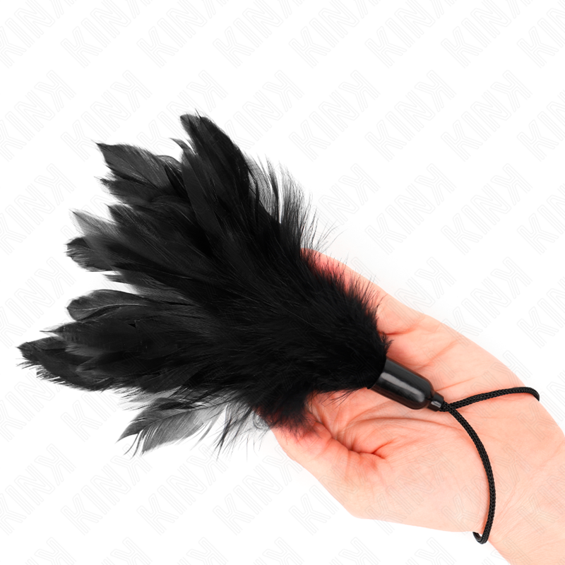 Plumeau d'effleurage avec manche en corde — KINK IMPACT & TOUCH