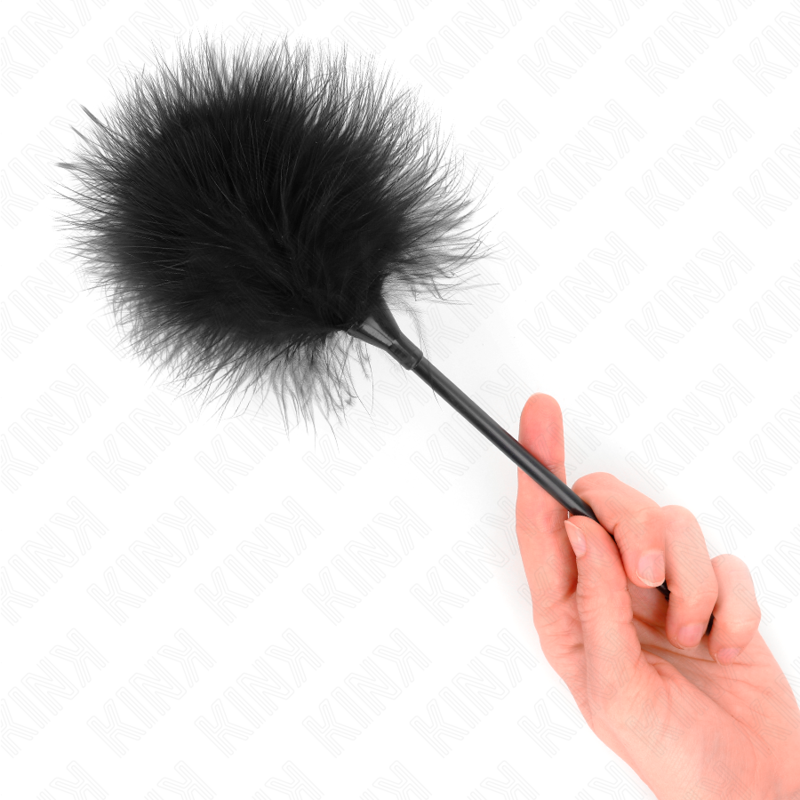 Plumeau de stimulation noir 27 cm — KINK IMPACT & TOUCH