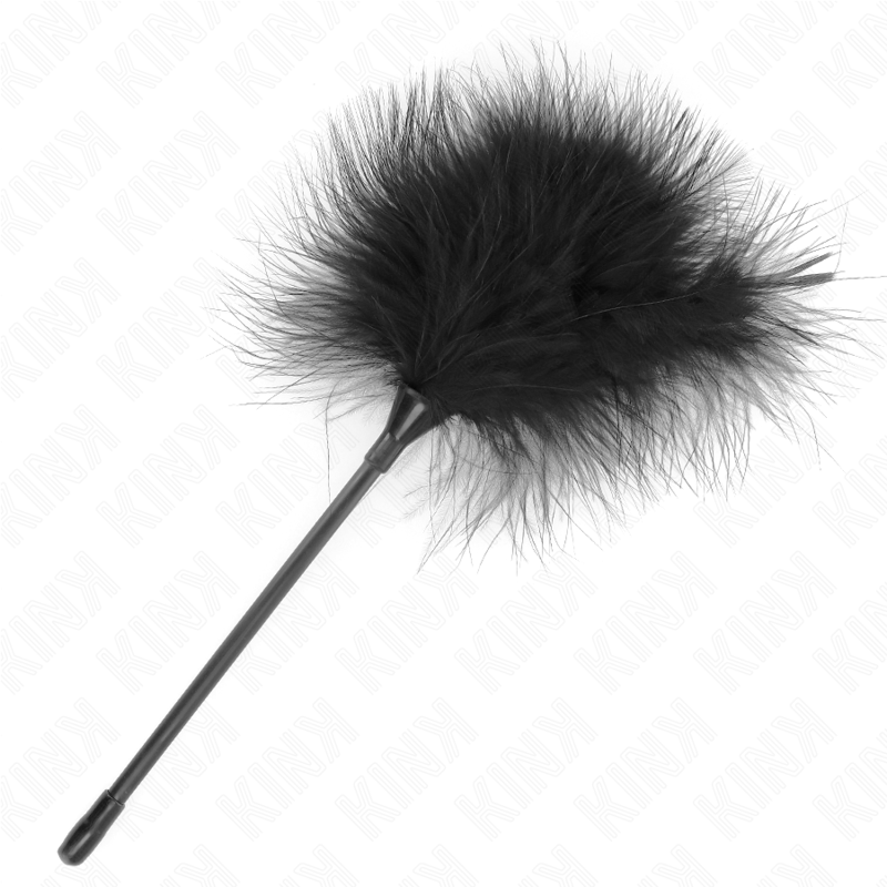 Plumeau de stimulation noir 27 cm — KINK IMPACT & TOUCH