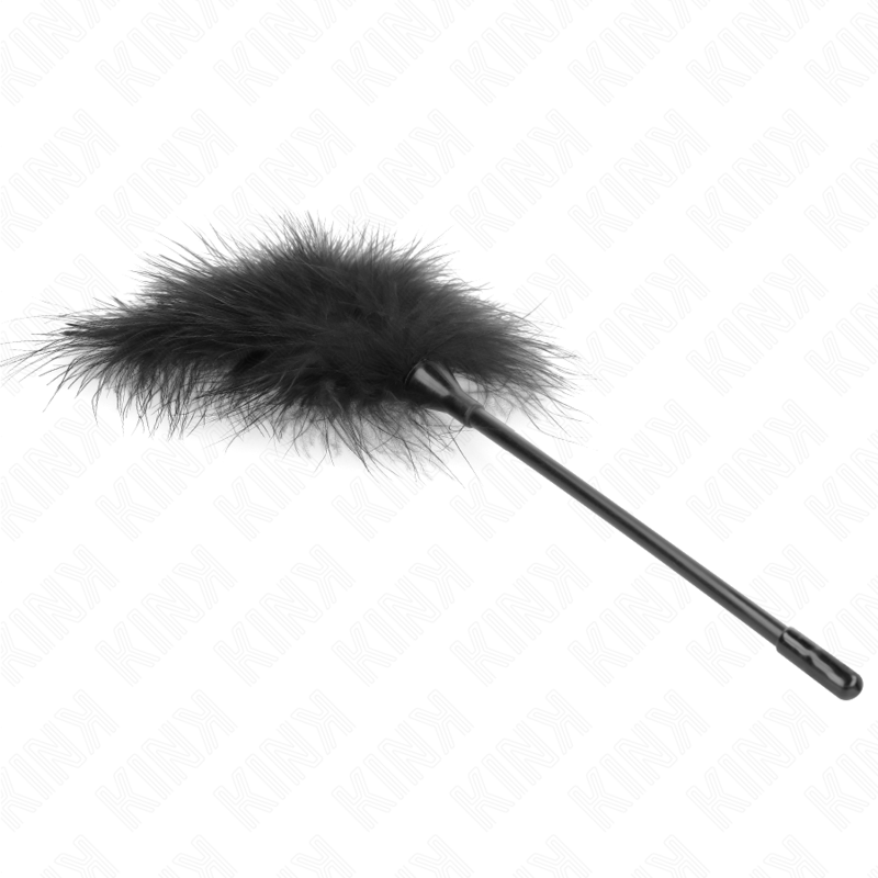 Plumeau de stimulation noir 27 cm — KINK IMPACT & TOUCH