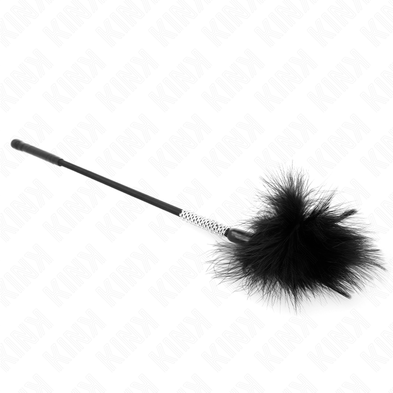 Plumeau de chatouilles à manche strass 50 cm — KINK IMPACT & TOUCH