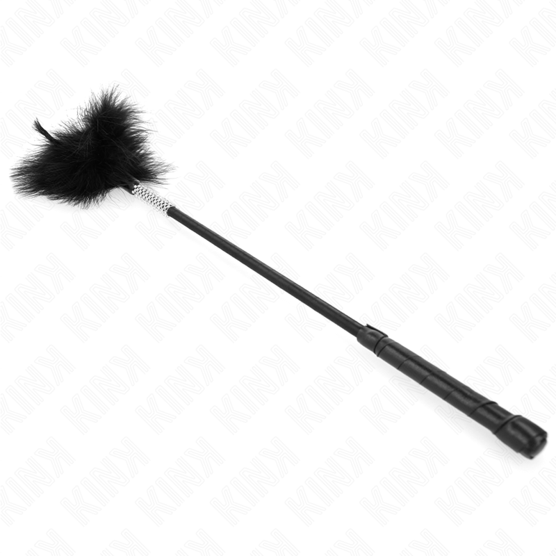 Plumeau de chatouilles à manche strass 50 cm — KINK IMPACT & TOUCH