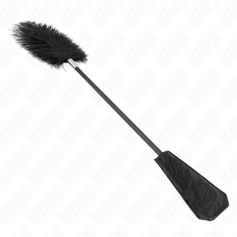 Plume d'autruche et palette dentelle pour chatouilles — KINK IMPACT & TOUCH