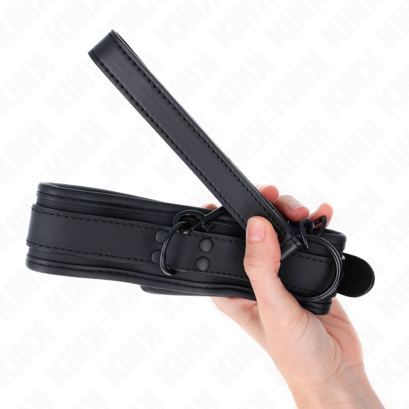Collier de bondage en néoprène avec ceinture réglable — KINK COLLAR & GAG