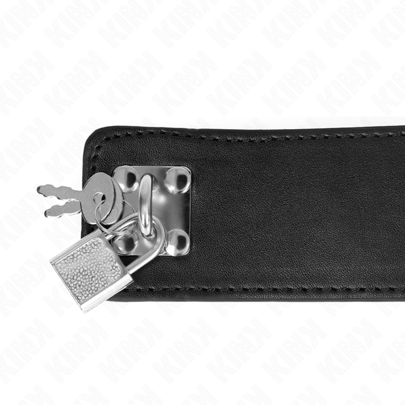 Conjunto de coleira e pulseira de submissão ajustáveis — KINK COLLAR & GAG