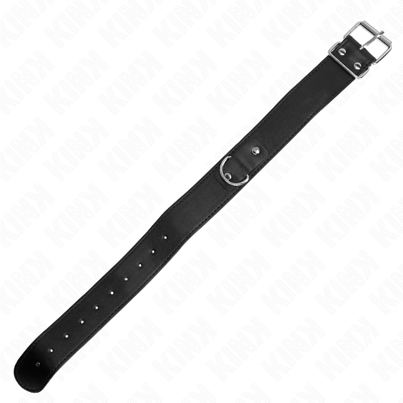Set collana, cintura e bracciale nero regolabile — KINK COLLAR & GAG