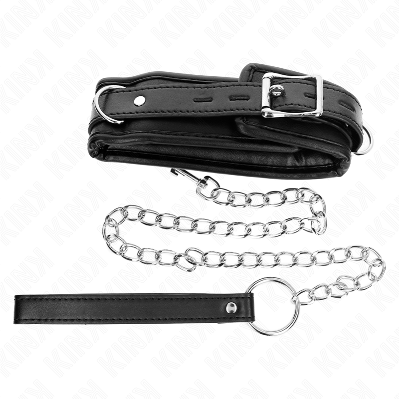Collier de soumission ajustable avec ceinture — KINK COLLAR & GAG