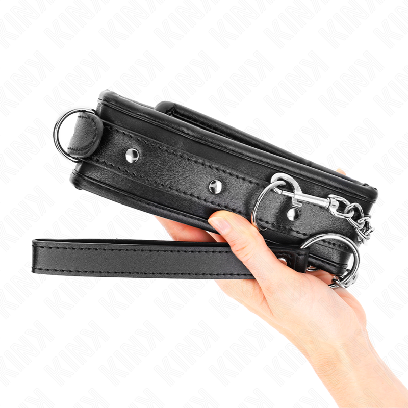 Collier de soumission ajustable avec ceinture — KINK COLLAR & GAG
