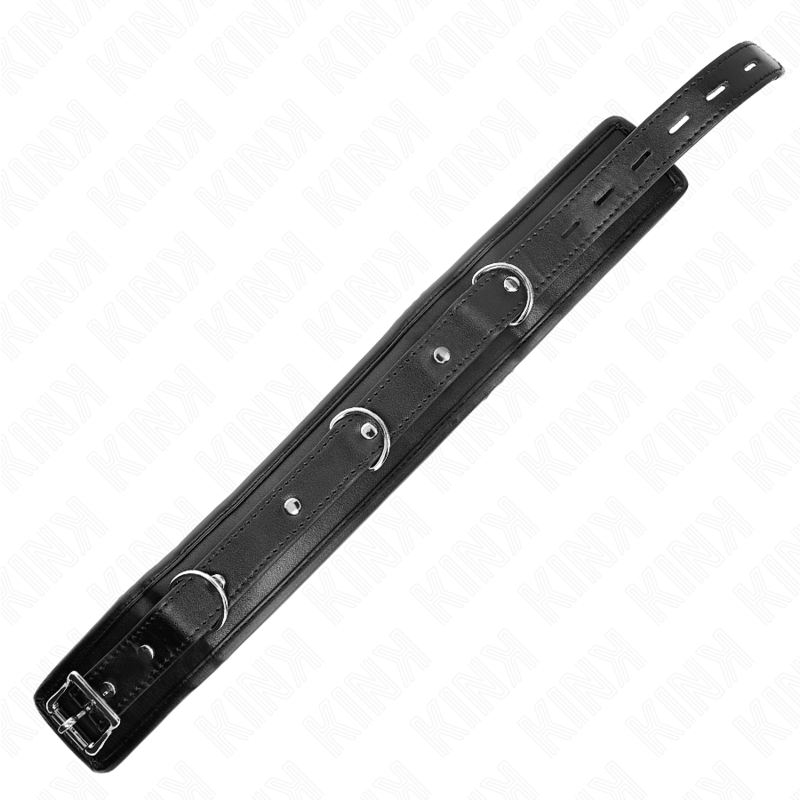Collier de soumission ajustable avec ceinture — KINK COLLAR & GAG