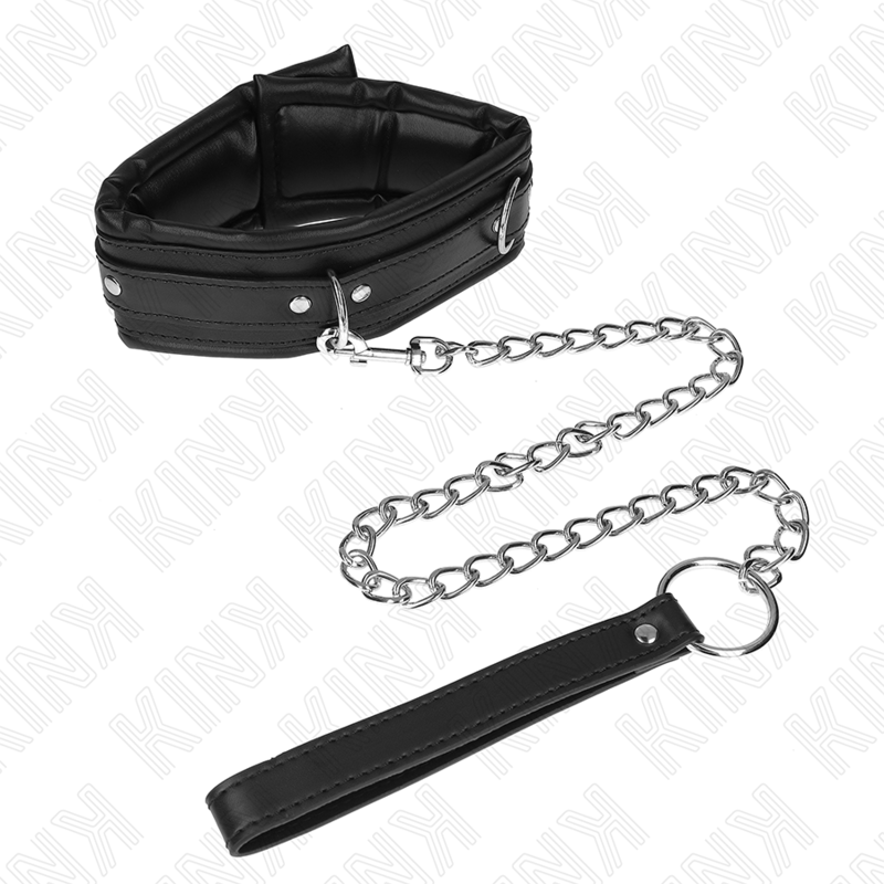 Collier de soumission lourd avec ceinture ajustable — KINK COLLAR & GAG