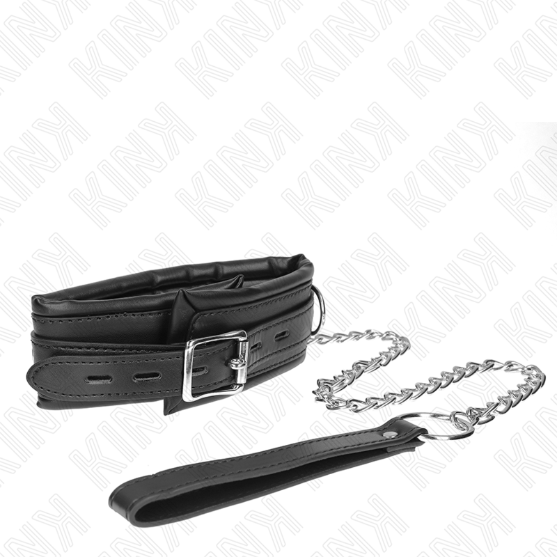 Collier de soumission lourd avec ceinture ajustable — KINK COLLAR & GAG