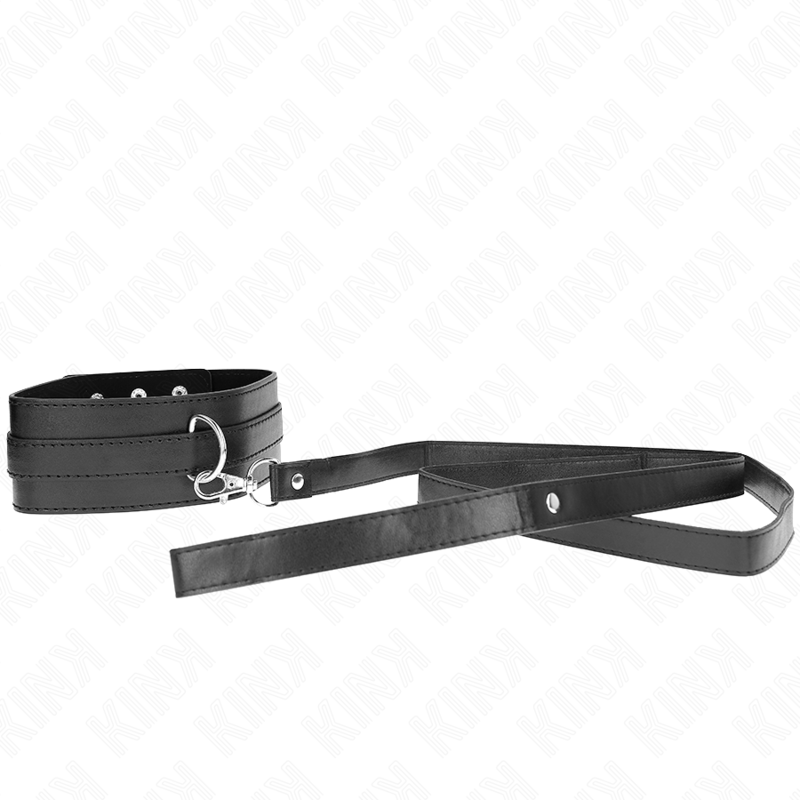 Collier de soumission réglable avec ceinture — KINK COLLAR & GAG