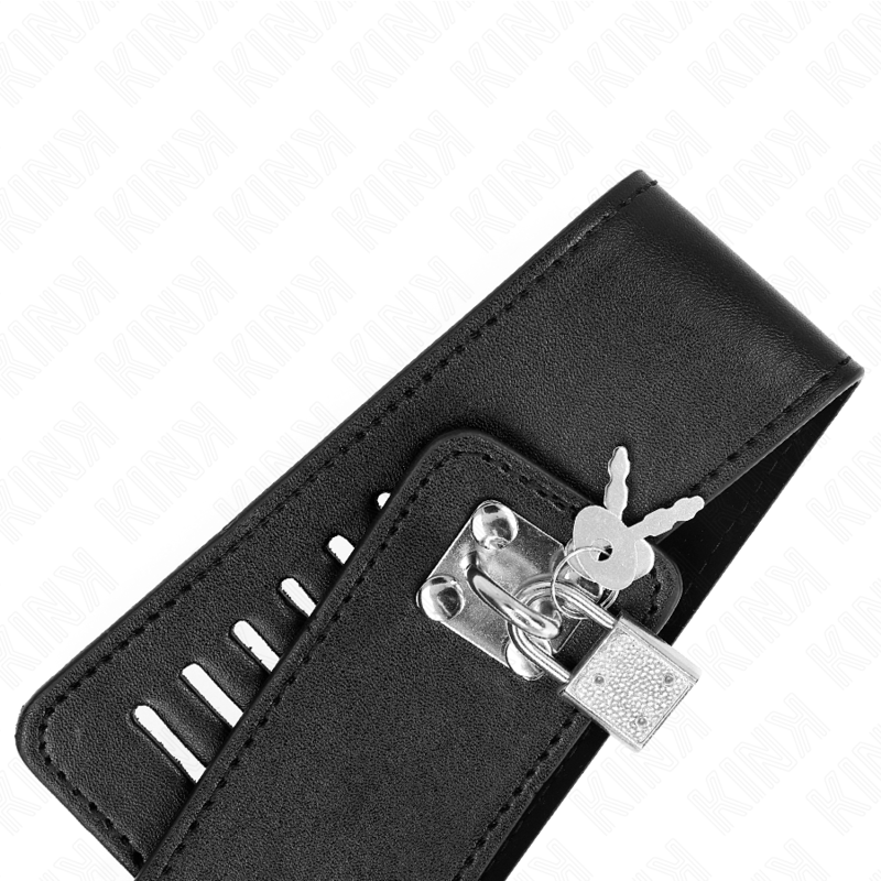 Collier de soumission avec ceinture réglable — KINK COLLAR & GAG