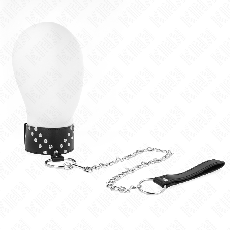 Collier de soumission réglable avec ceinture — KINK COLLAR & GAG