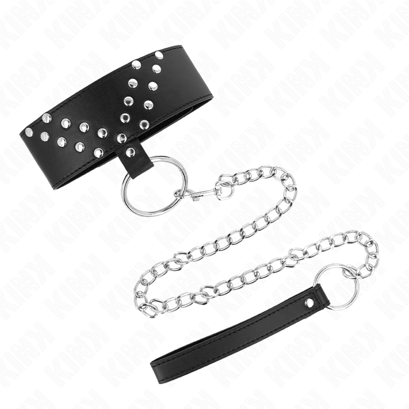 Collier de soumission réglable avec ceinture — KINK COLLAR & GAG