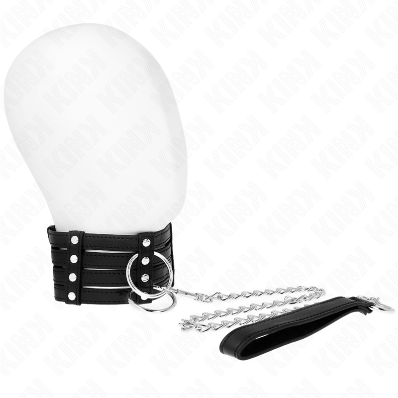 Collier avec ceinture ajustable 35-51 cm x 7 cm — KINK COLLAR & GAG
