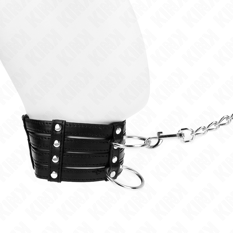 Collier avec ceinture ajustable 35-51 cm x 7 cm — KINK COLLAR & GAG