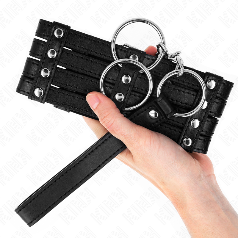 Collier avec ceinture ajustable 35-51 cm x 7 cm — KINK COLLAR & GAG
