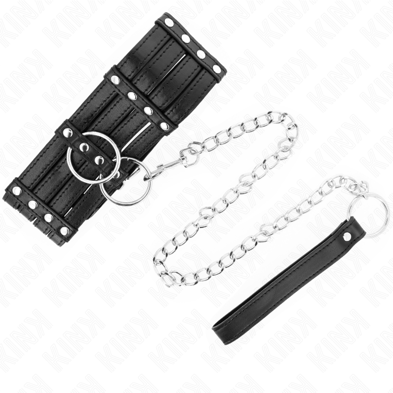 Collier avec ceinture ajustable 35-51 cm x 7 cm — KINK COLLAR & GAG