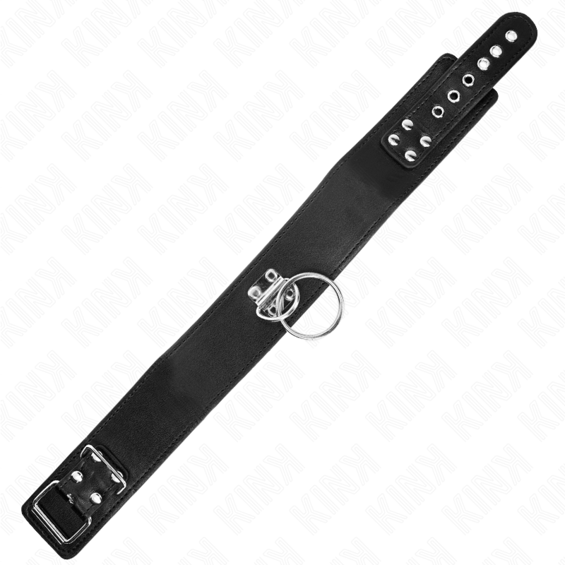 Laisse cloutée avec collier en cuir réglable — KINK COLLAR & GAG