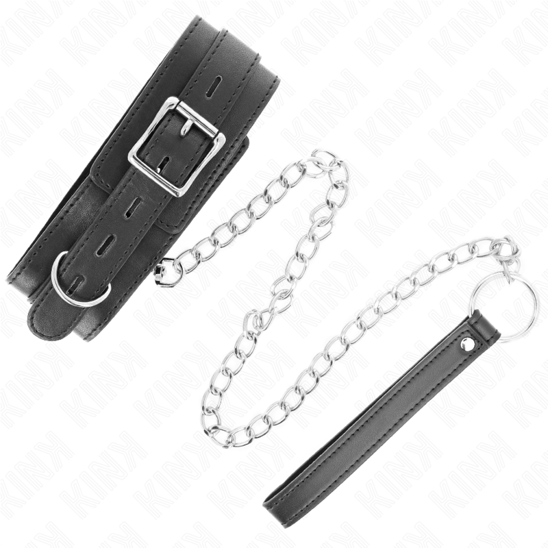 Collier de soumission avec ceinture et sangle réglable — KINK COLLAR & GAG