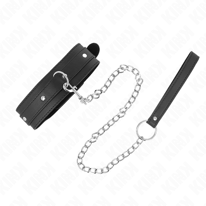 Collier avec laisse réglable 65 cm — KINK COLLAR & GAG