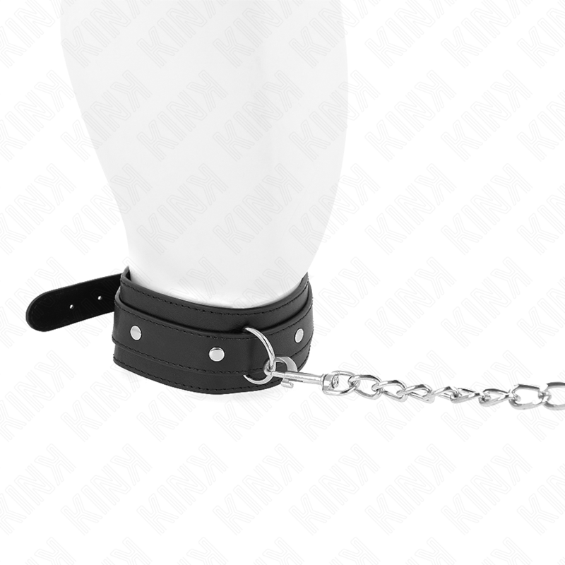 Collier avec laisse réglable 65 cm — KINK COLLAR & GAG