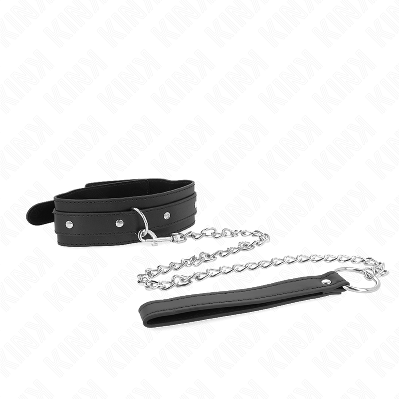 Collier avec laisse réglable 65 cm — KINK COLLAR & GAG