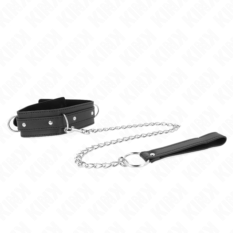 Verstellbares Halsband mit Dreifach-Ringleine — KINK COLLAR & GAG