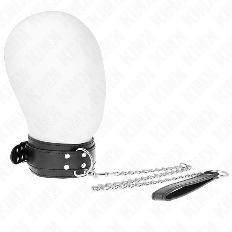 Ensemble collier et bracelet de soumission avec boucles argent — KINK COLLAR & GAG