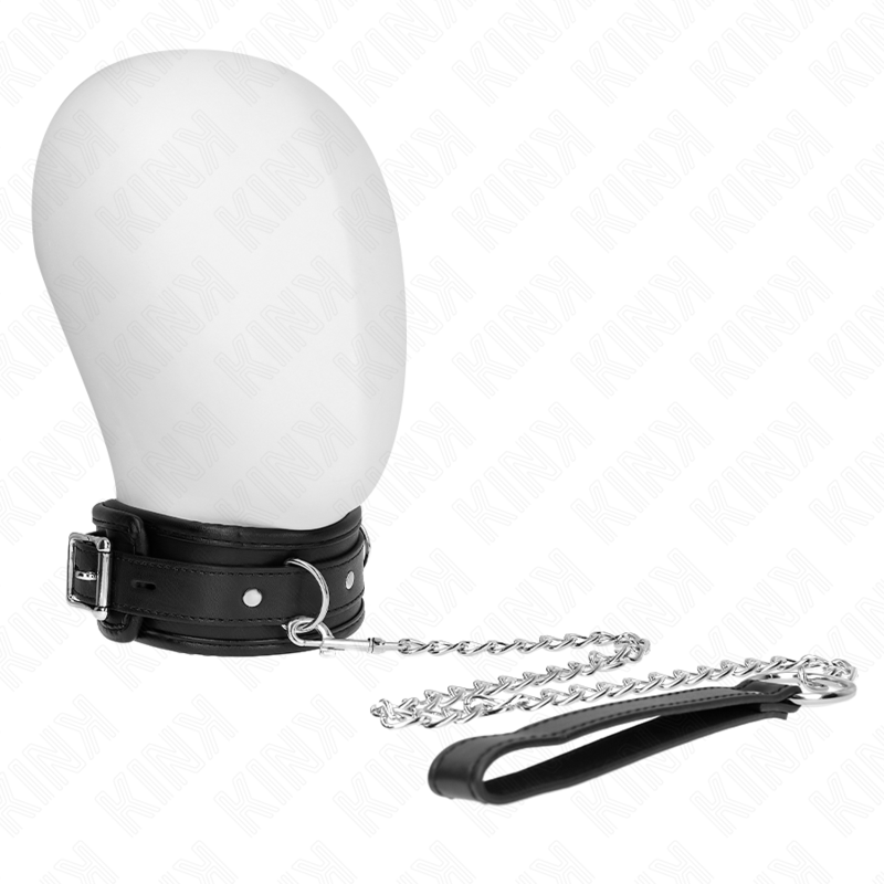 Collier de soumission avec laisse réglable — KINK COLLAR & GAG