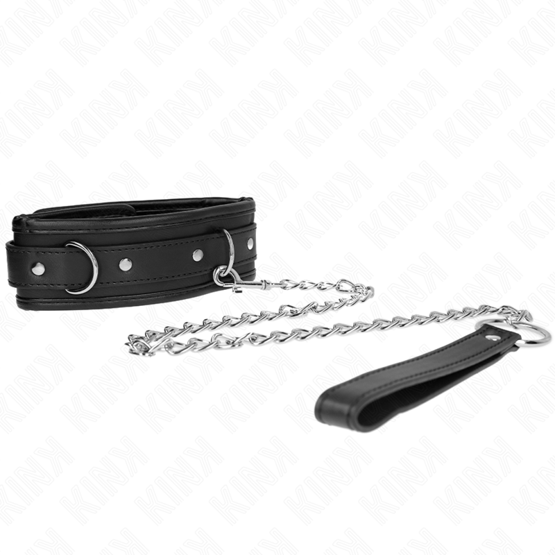 Collier de soumission avec laisse réglable — KINK COLLAR & GAG