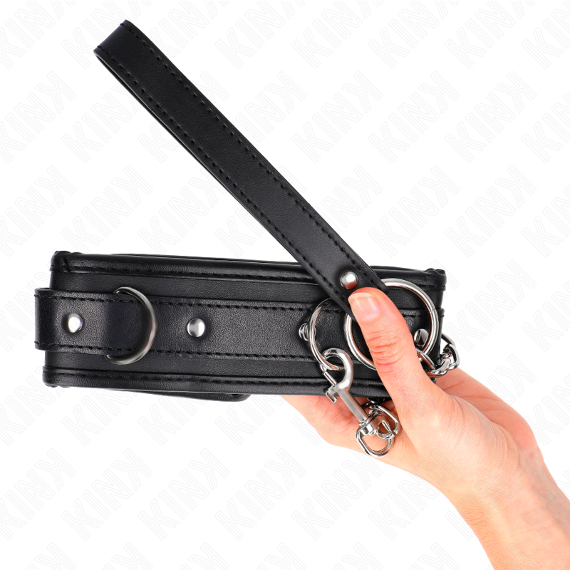 Collier de soumission avec laisse réglable — KINK COLLAR & GAG