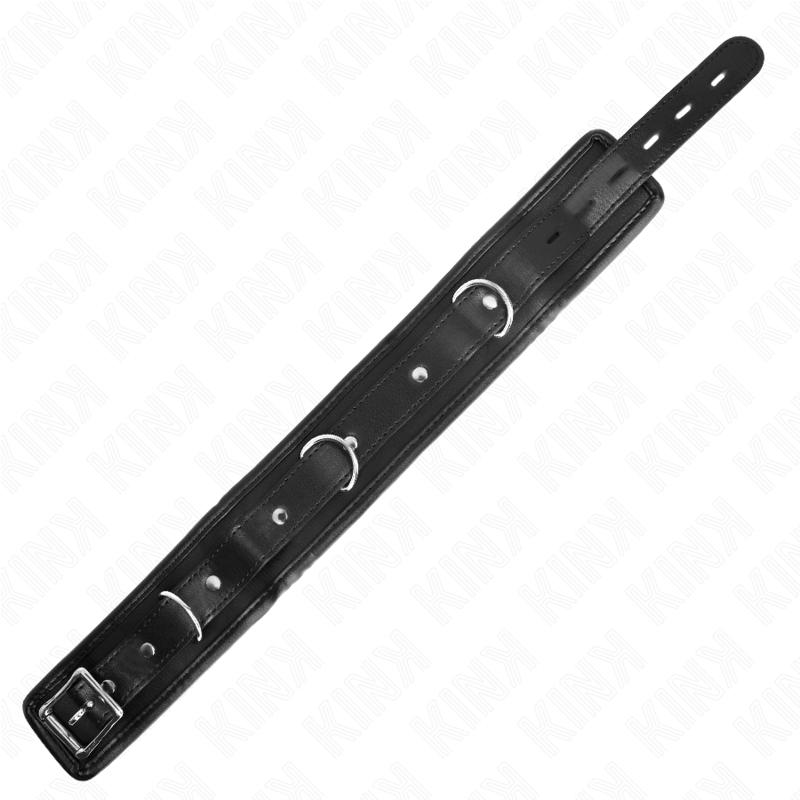 Collier de soumission avec laisse réglable — KINK COLLAR & GAG