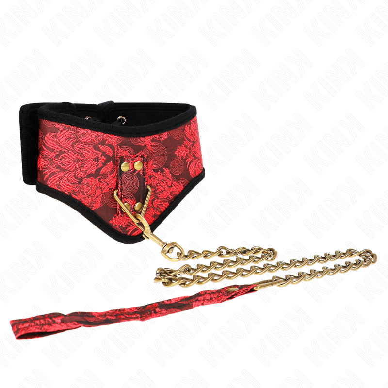 Collier modèle scandale avec bracelet dentelle — KINK COLLAR & GAG