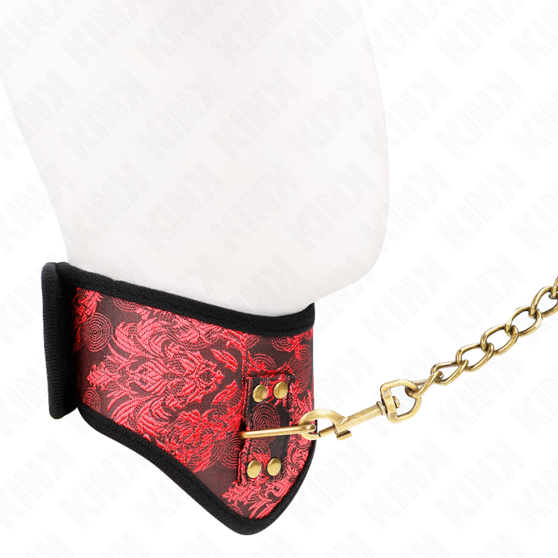 Collier modèle scandale avec bracelet dentelle — KINK COLLAR & GAG