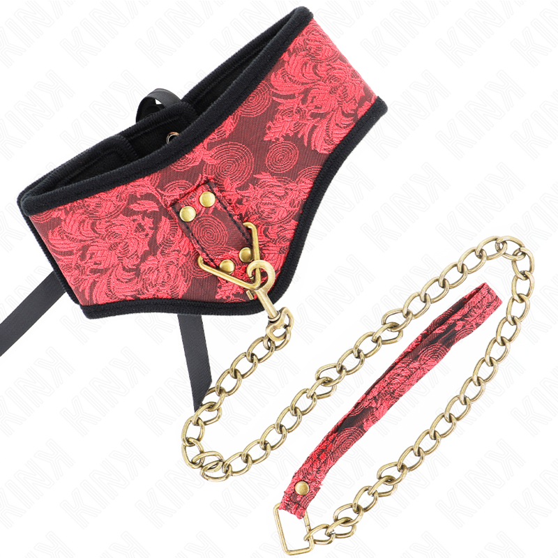 Collier modèle scandale avec bracelet dentelle — KINK COLLAR & GAG