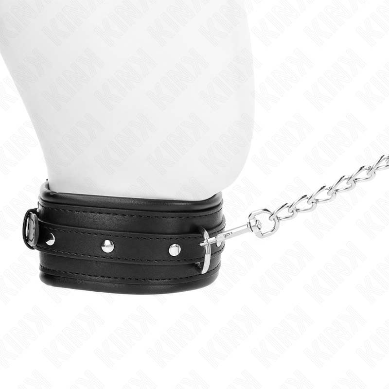Collier avec bracelet à boucle brillante — KINK COLLAR & GAG