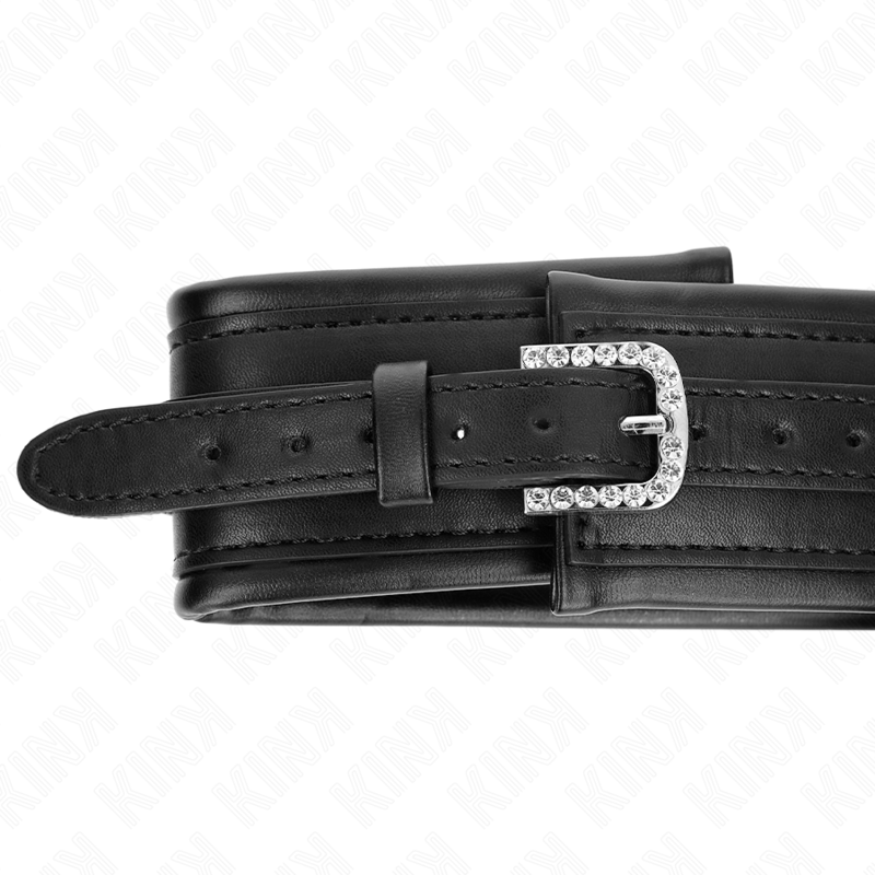 Collier avec bracelet à boucle brillante — KINK COLLAR & GAG