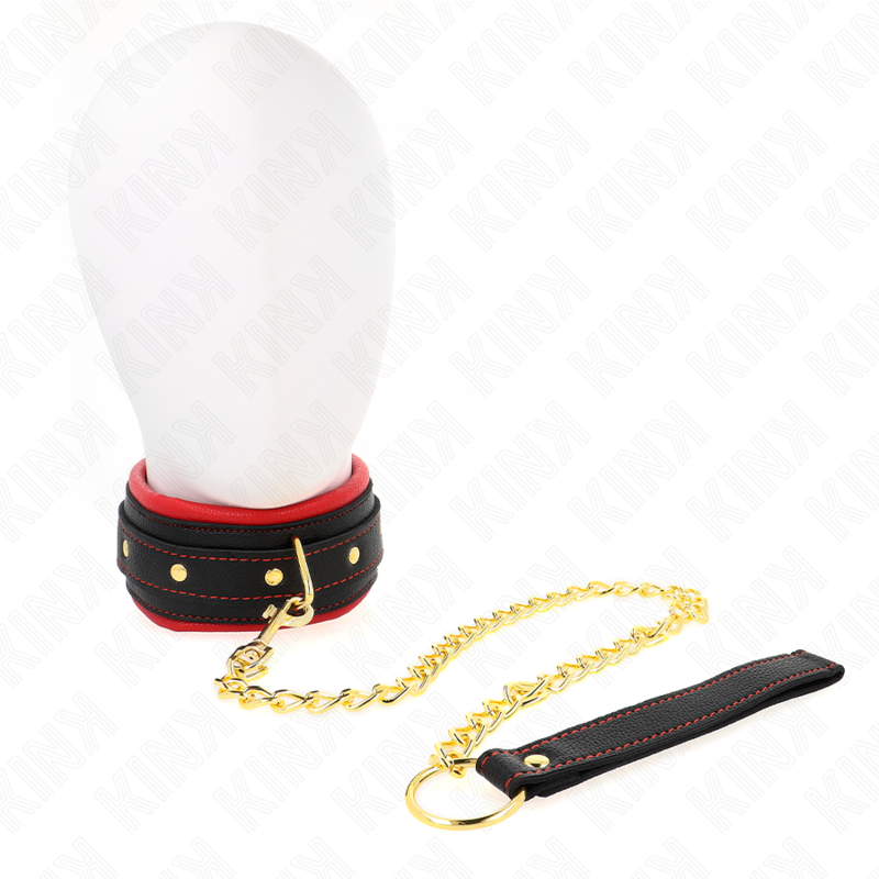 Collier avec laisse ajustable en tissu — KINK COLLAR & GAG