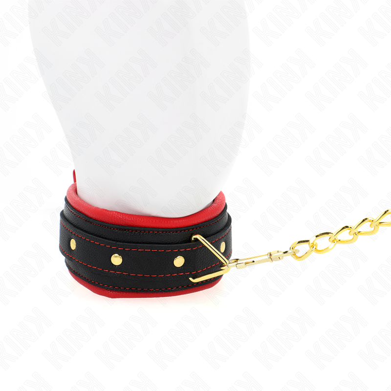 Collier avec laisse ajustable en tissu — KINK COLLAR & GAG
