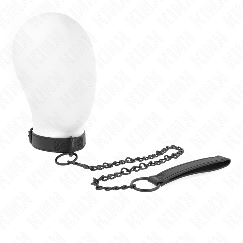 Collier de soumission avec laisse ajustable — KINK COLLAR & GAG