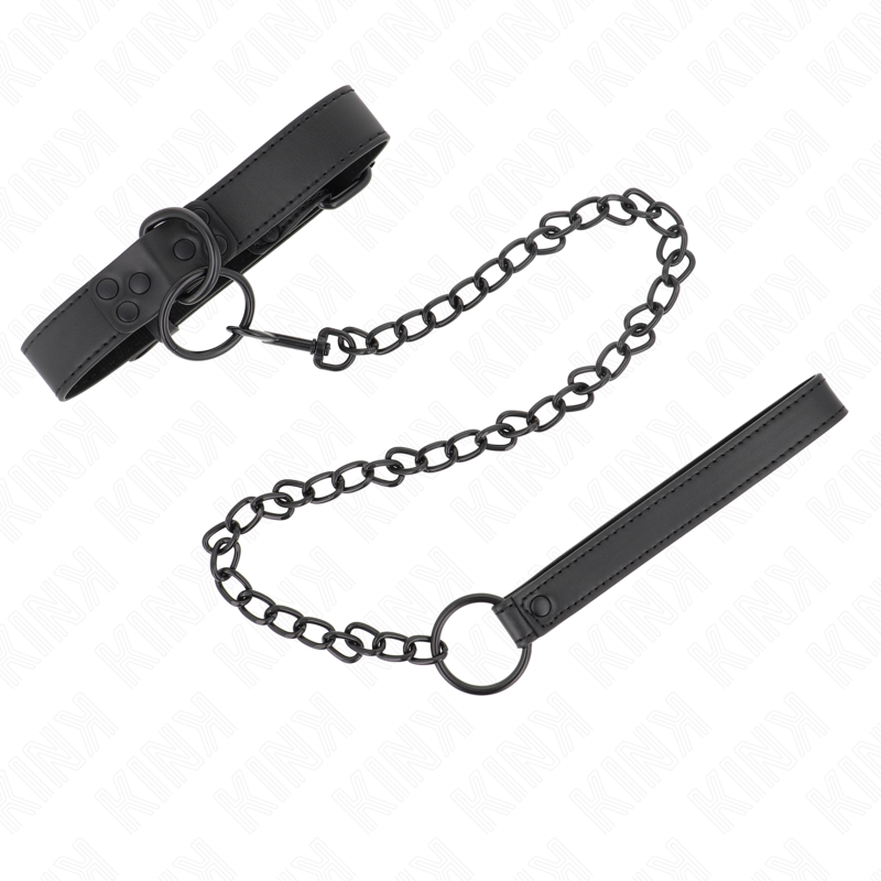 Collier de soumission avec laisse ajustable — KINK COLLAR & GAG