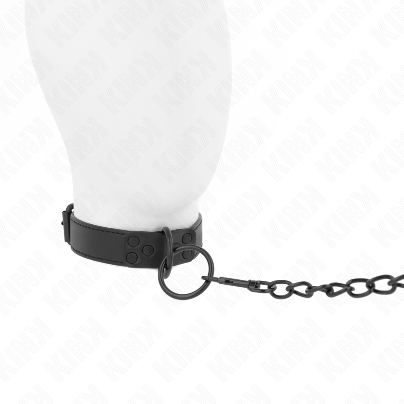 Collier de soumission avec laisse ajustable — KINK COLLAR & GAG