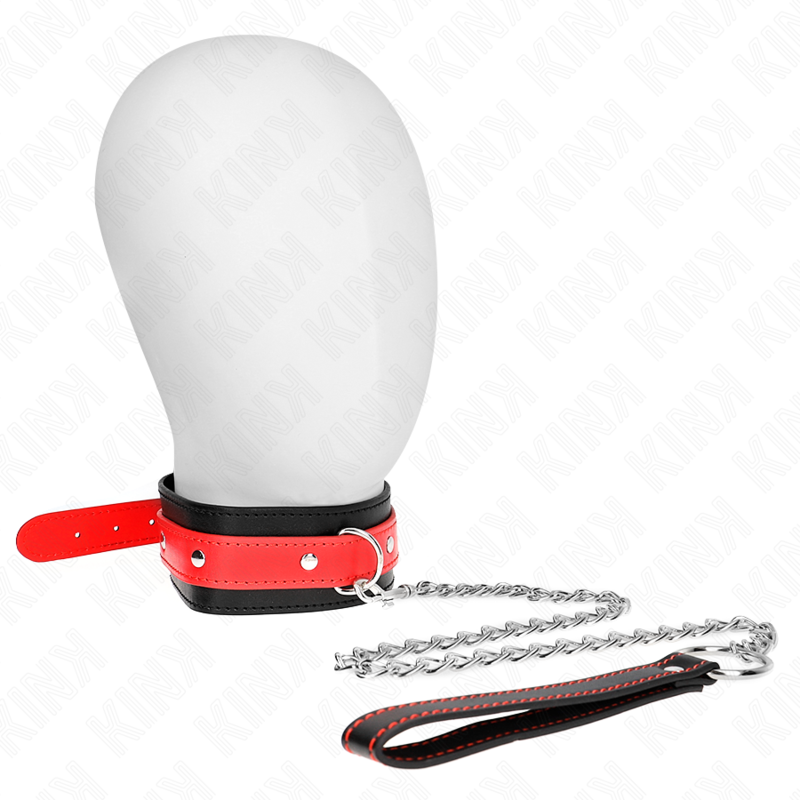 Collier ajustable avec bracelet rouge — KINK COLLAR & GAG