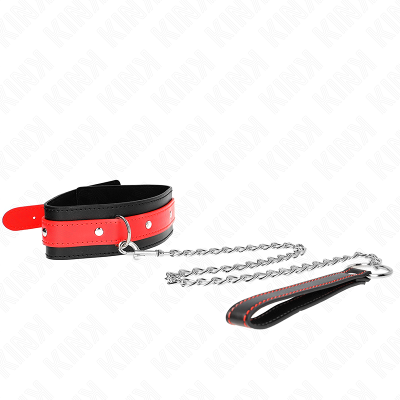 Collier ajustable avec bracelet rouge — KINK COLLAR & GAG
