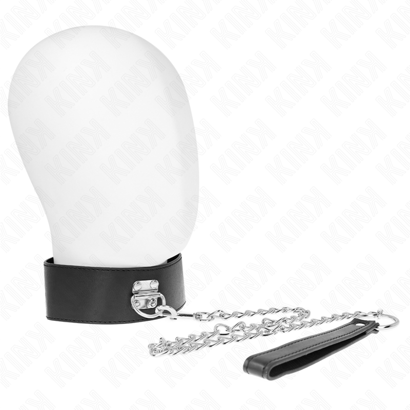 Collier basic avec laisse 65 cm — KINK COLLAR & GAG