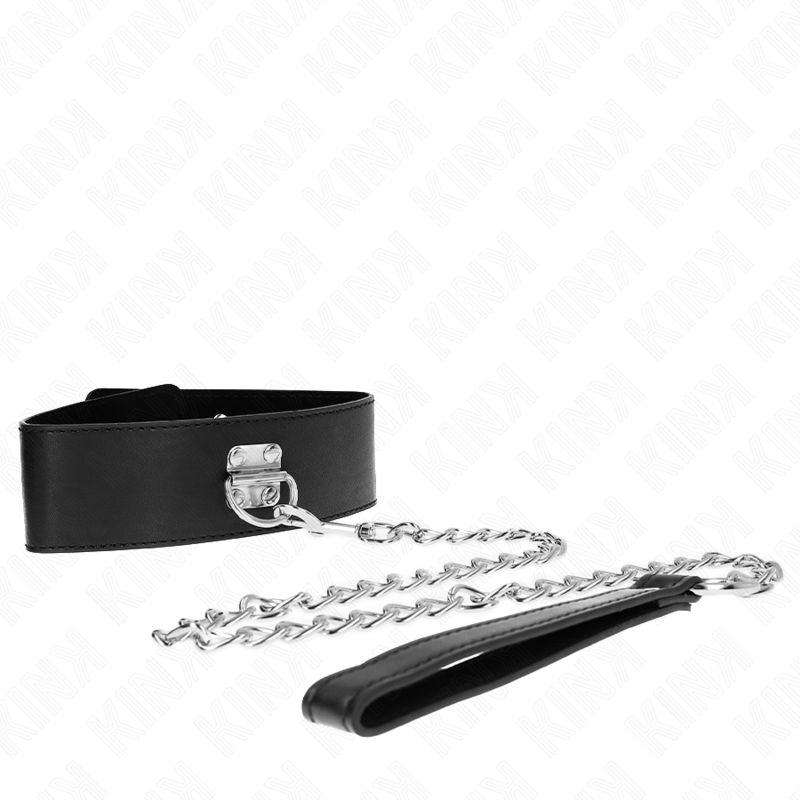 Collier basic avec laisse 65 cm — KINK COLLAR & GAG