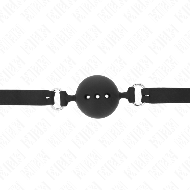 Bastão de silêncio em silicone ajustável com bola — KINK COLLAR & GAG