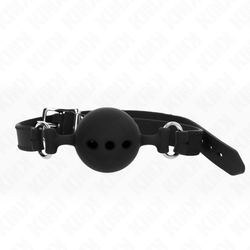 Bâton silicone ajustable avec boule de 5 cm — KINK COLLAR & GAG